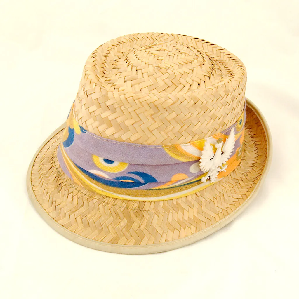 1950s Straw Polish Falcon Hat