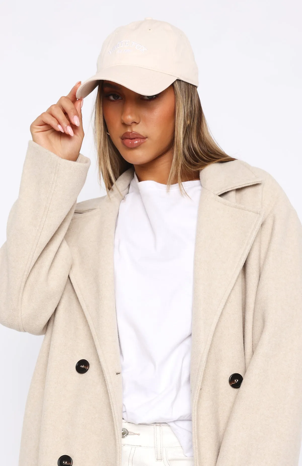 Actions Talk Cap Beige