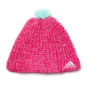 Womens Pink Beanie - Adidas ClimaHeat Insulated Winter Hat