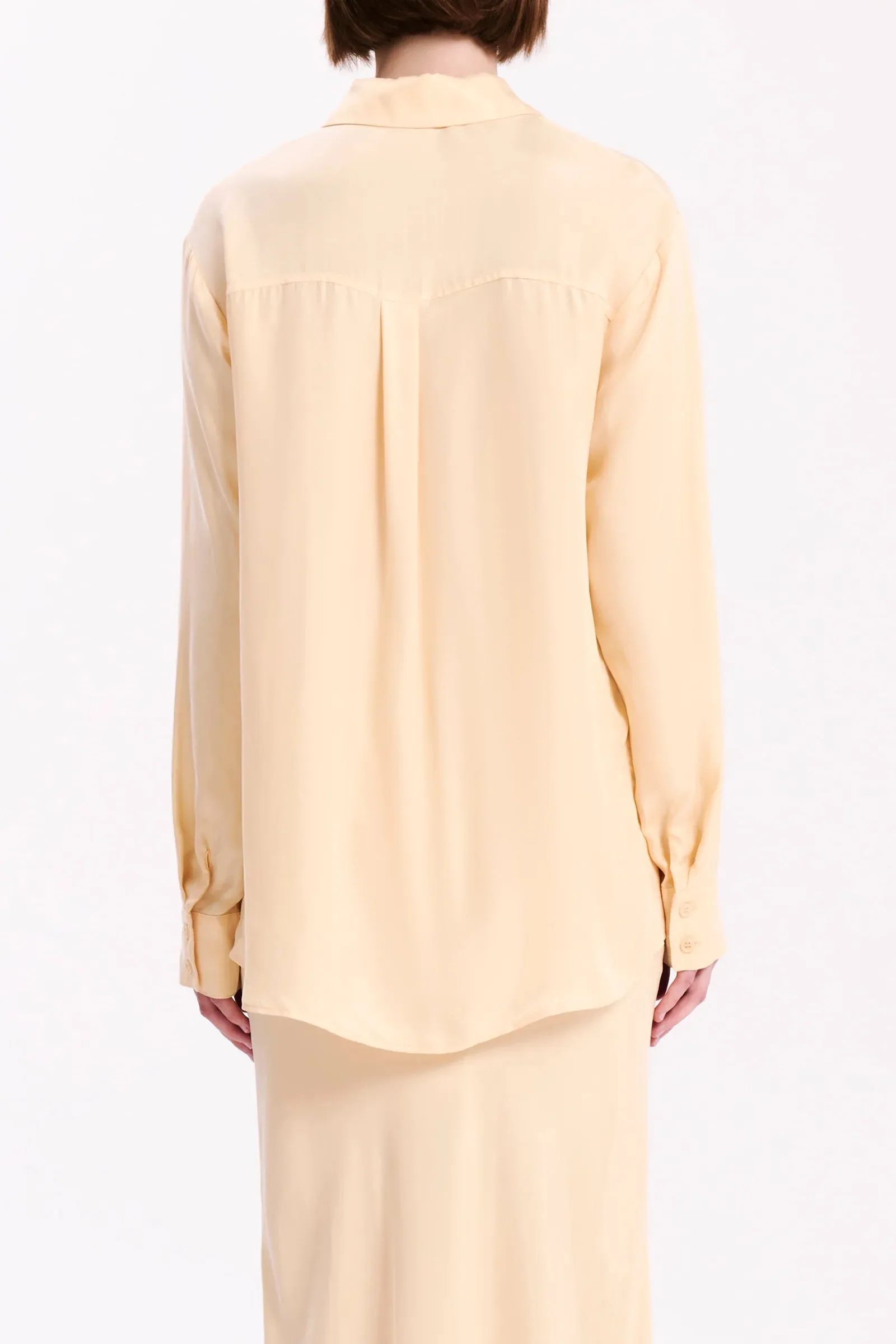 Ari Cupro Shirt Straw