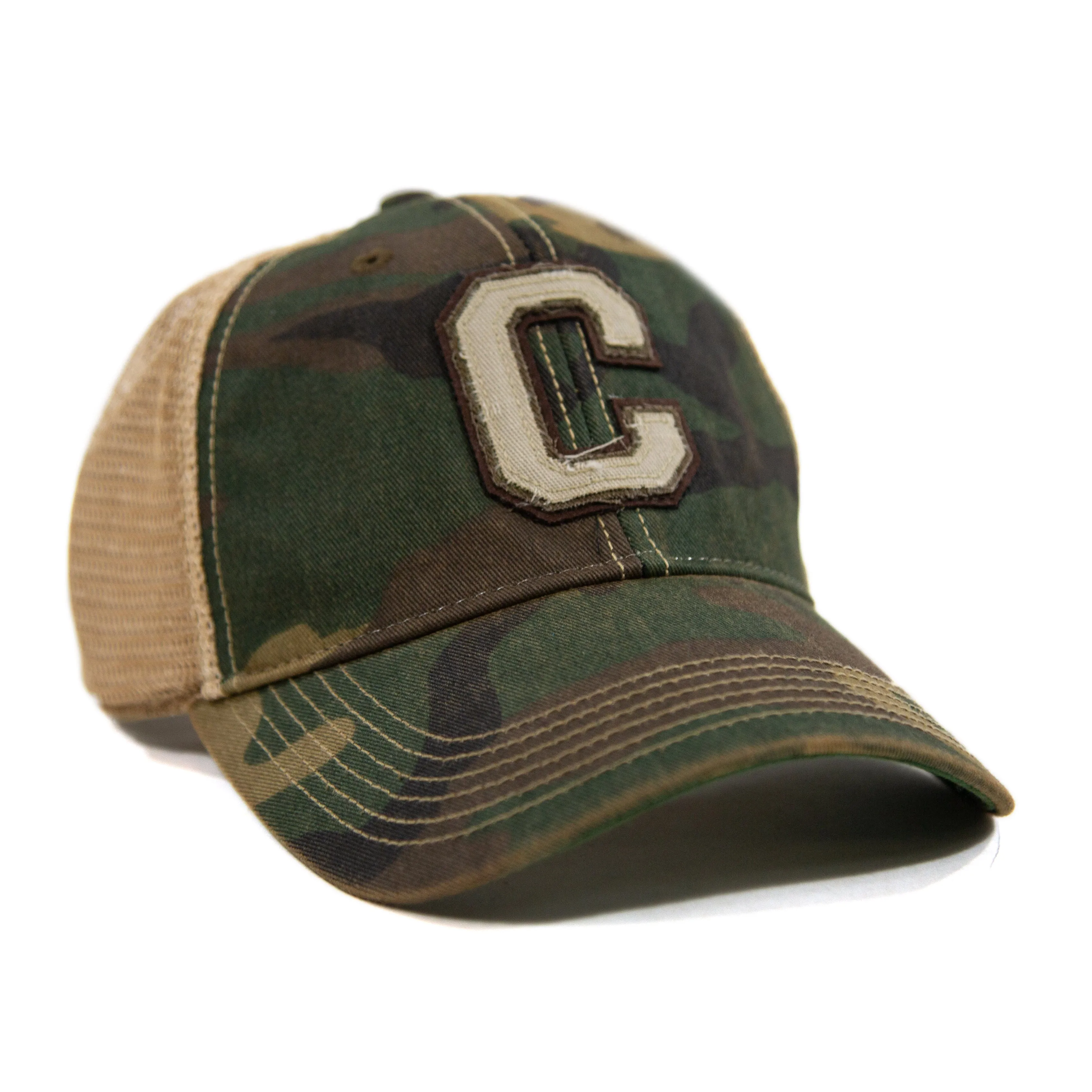 Army Camo Block C Trucker