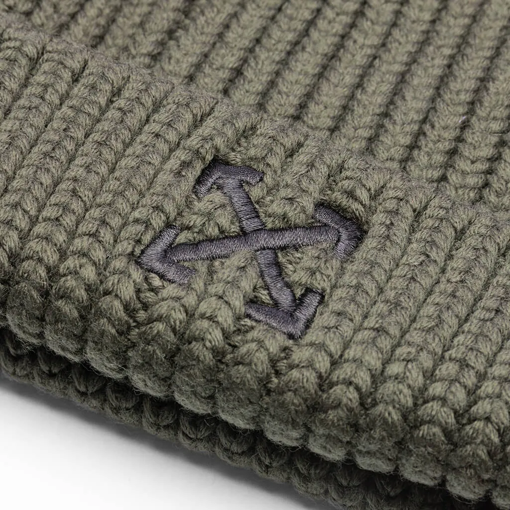 Arrow Beanie - Army Green