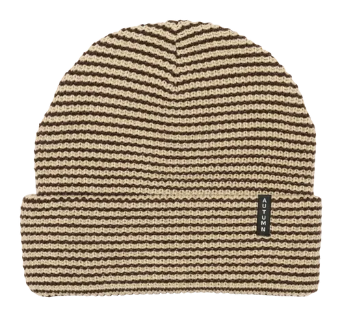 Autumn Striple Beanie - Natural