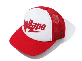 BAPE STA MESH CAP RED