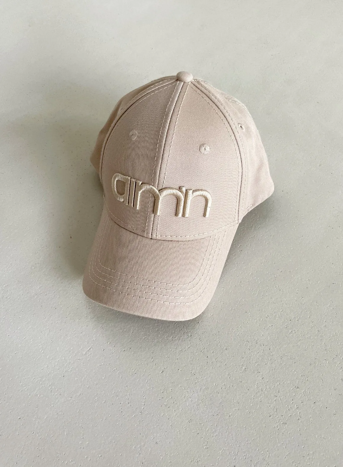 Beige Logo Cap