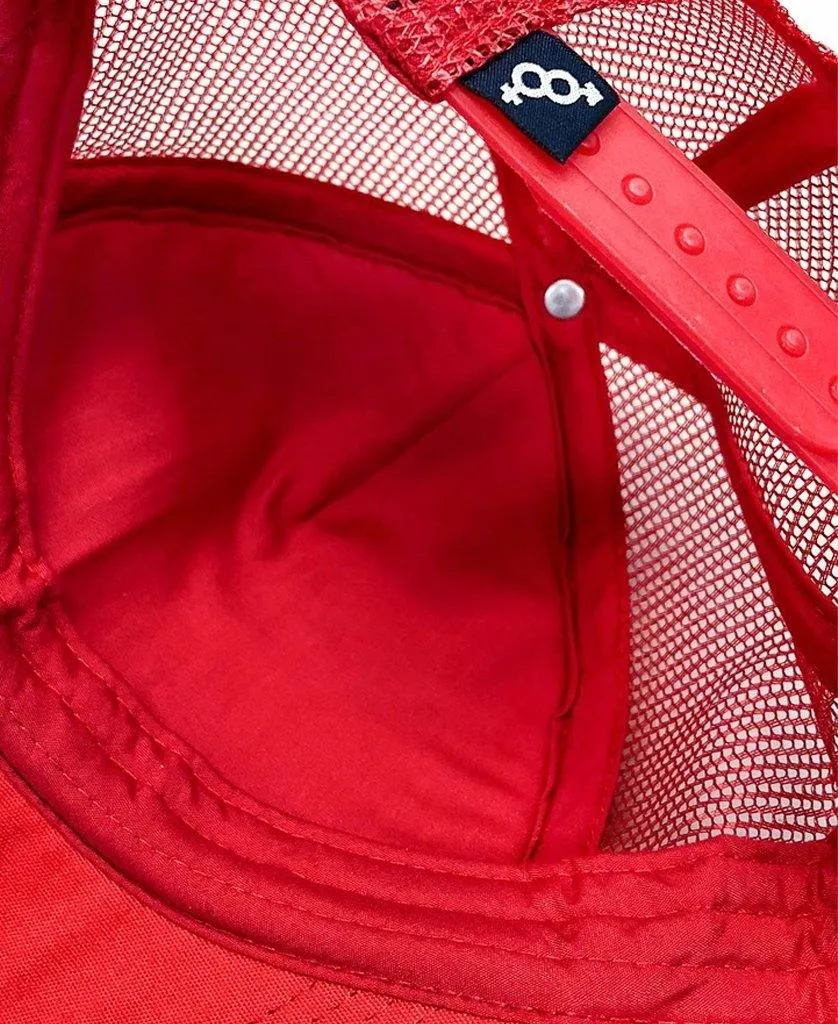 Birds Trucker Cap | Red