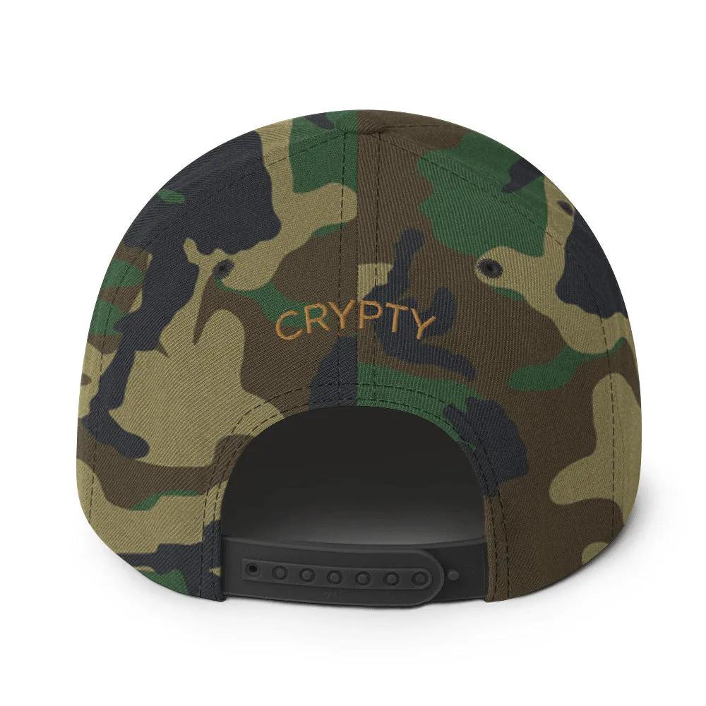 Bitcoin Flat Bill Cap