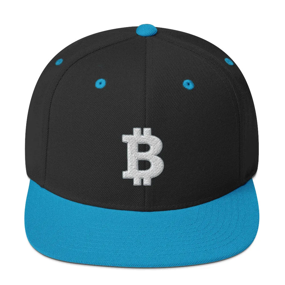 Bitcoin Flat Bill Cap