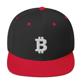 Bitcoin Flat Bill Cap