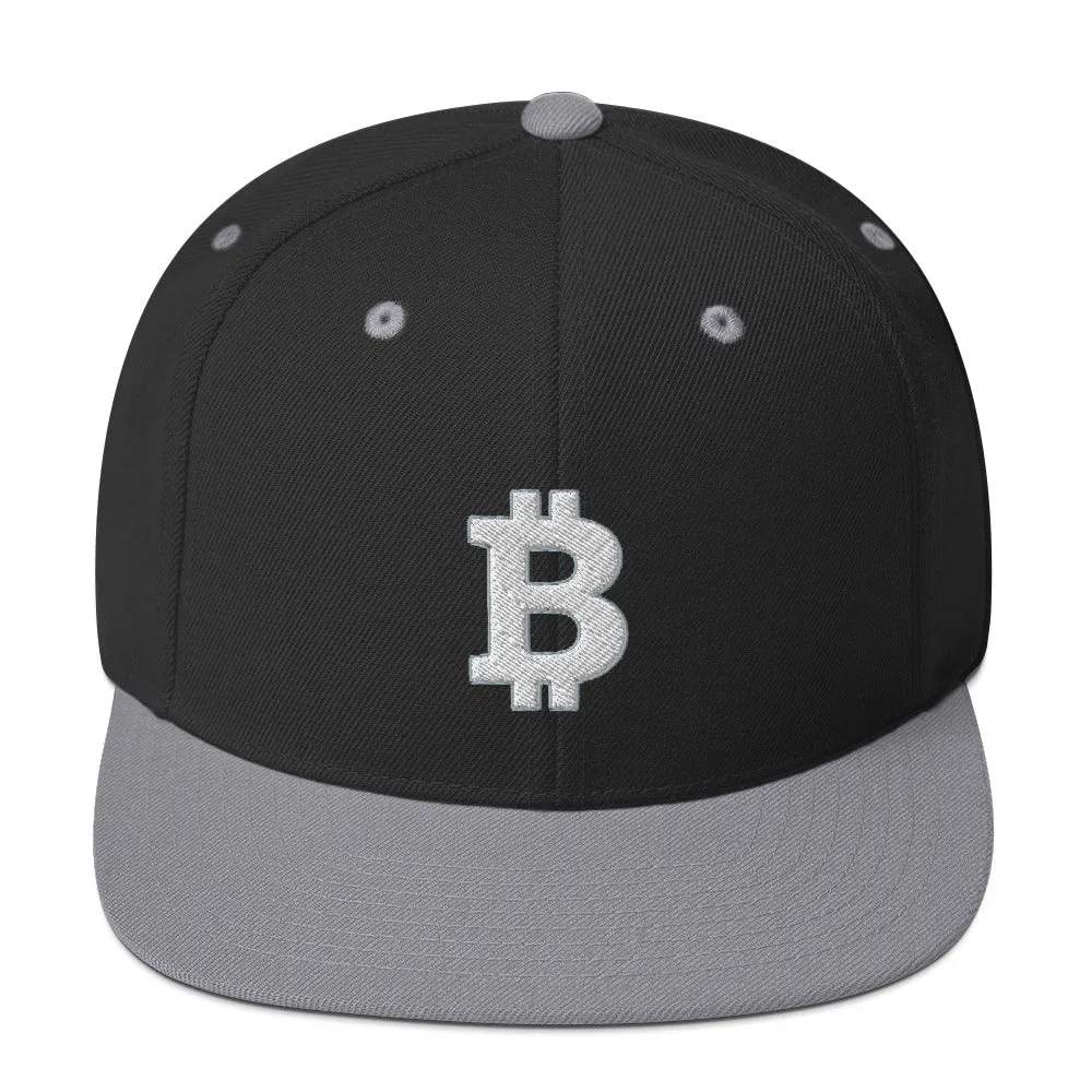 Bitcoin Flat Bill Cap