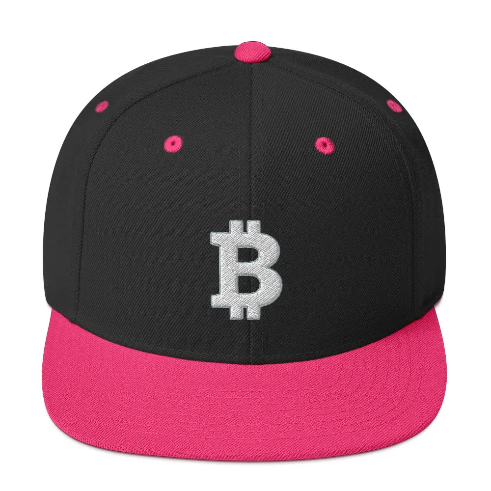 Bitcoin Flat Bill Cap