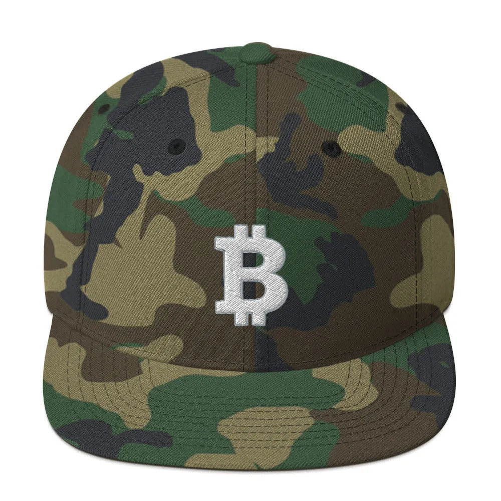 Bitcoin Flat Bill Cap