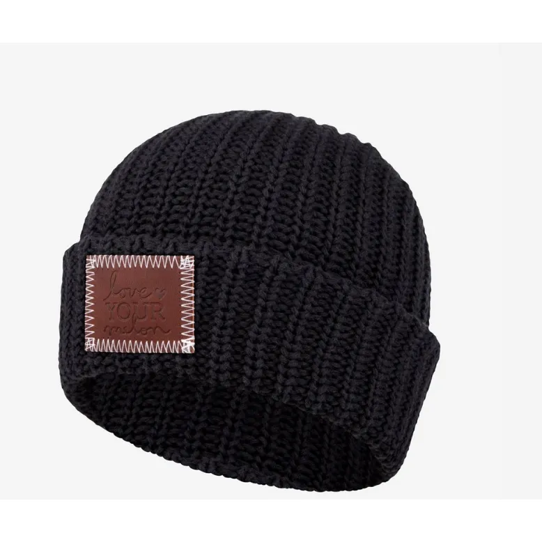 Black Cuffed Beanie