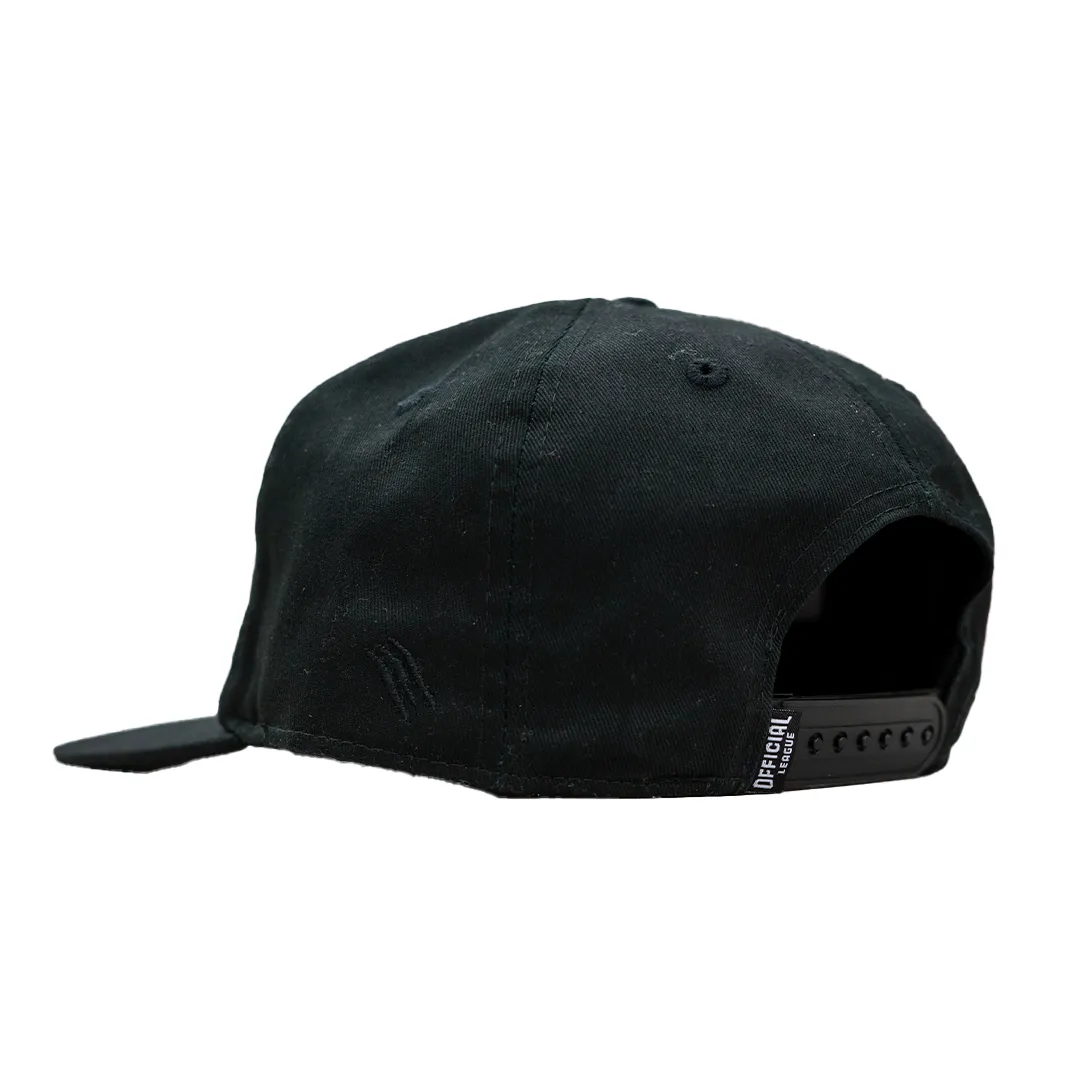 Blackout Adjustable Snapback Cap