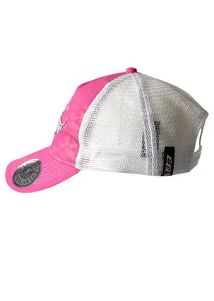 Bullzye Waves Trucker Cap - Pink