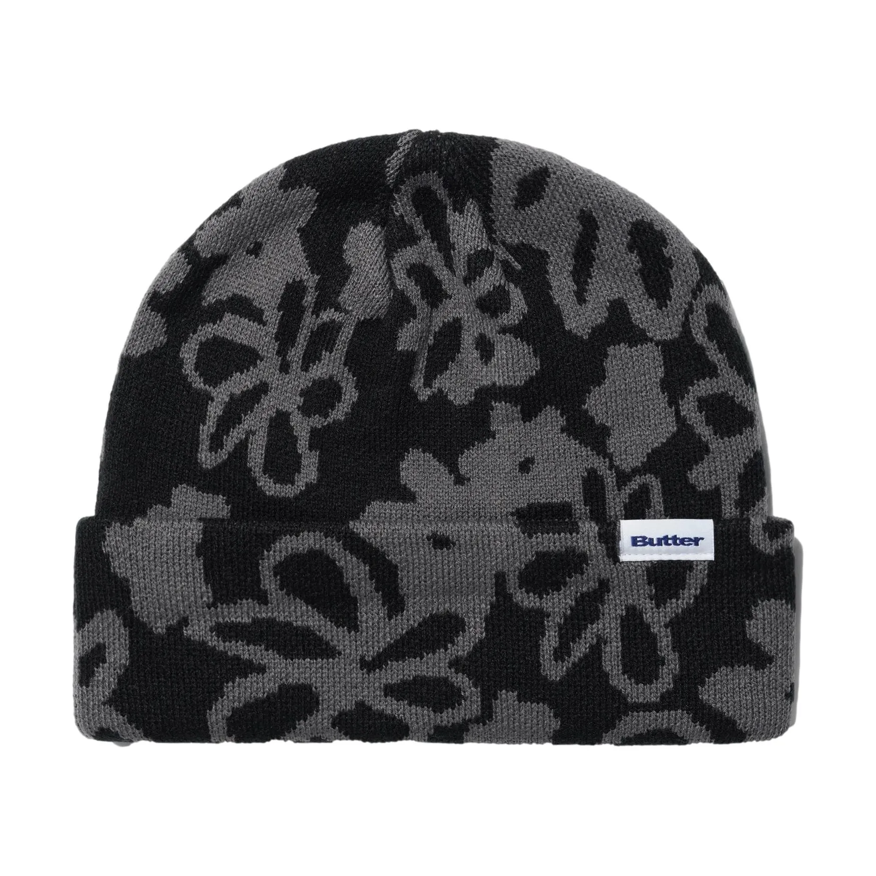 Butter Flowers Beanie Black