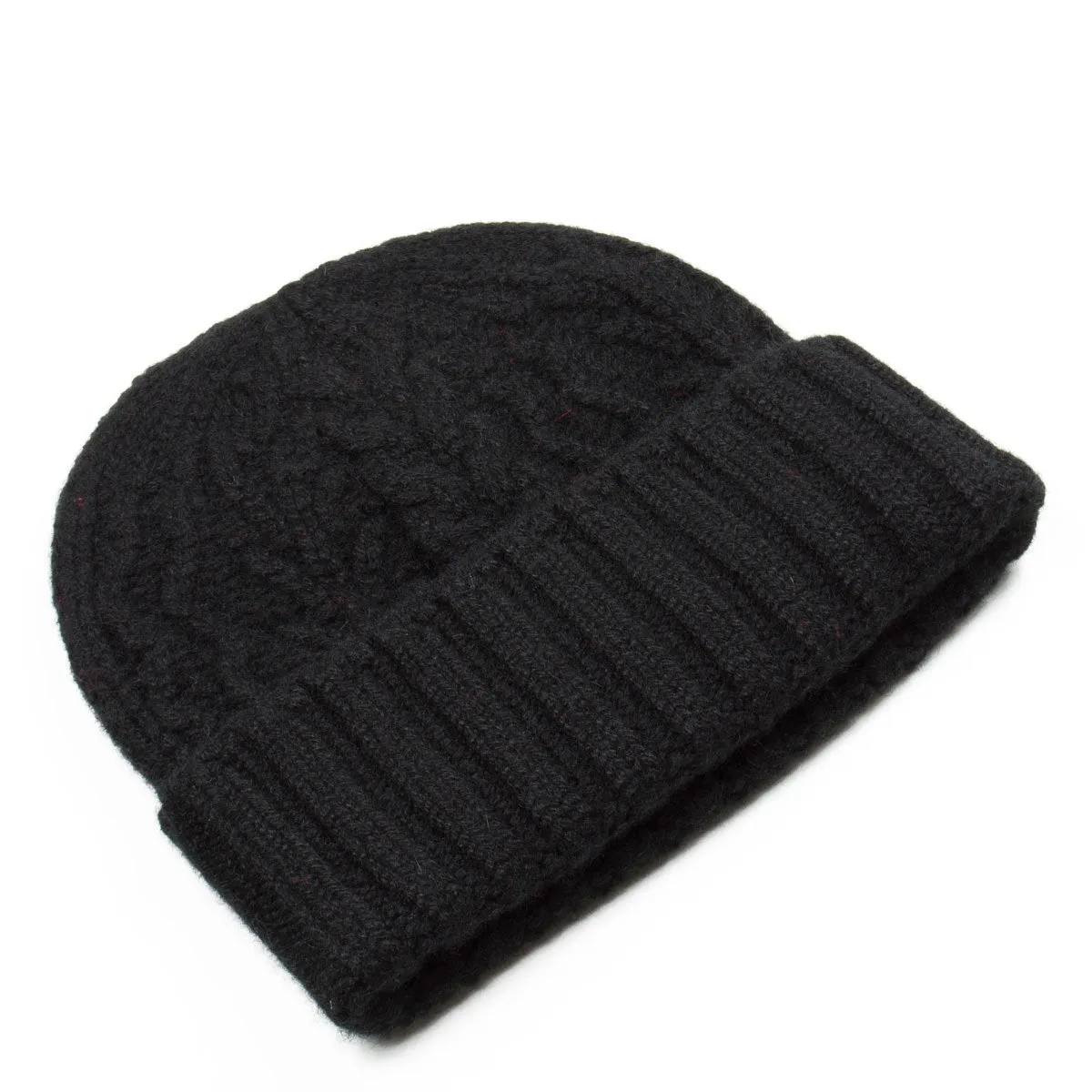 cableami - Cashmere Alan Beanie - Black