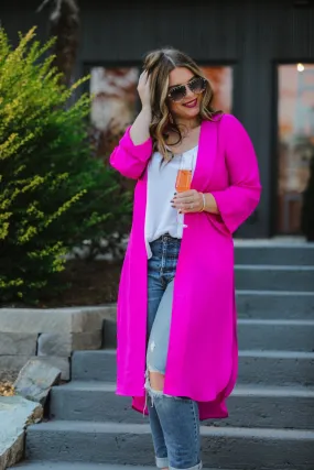 Cap Cana Fuchsia Kimono