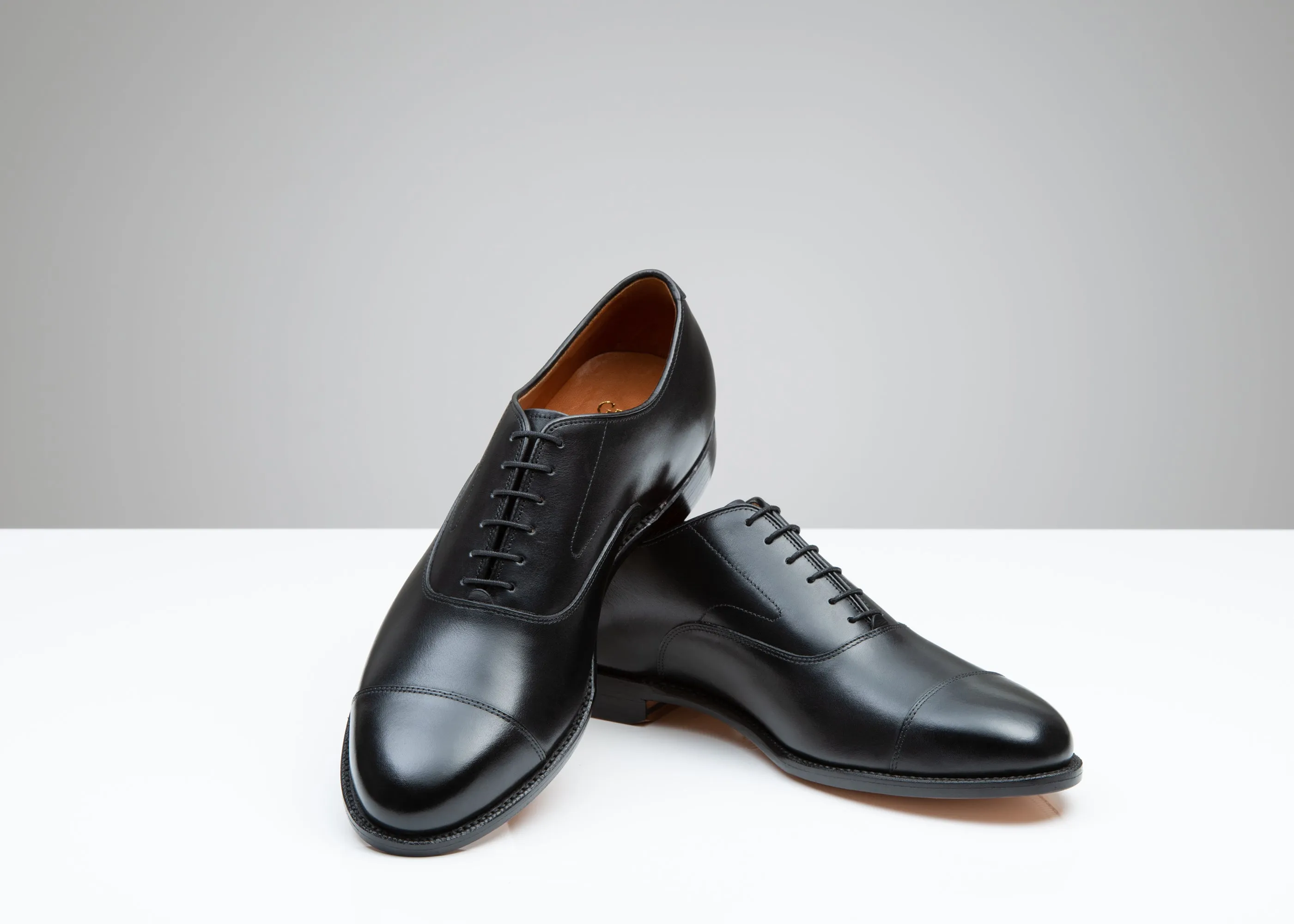 Cap Toe Oxford - Black