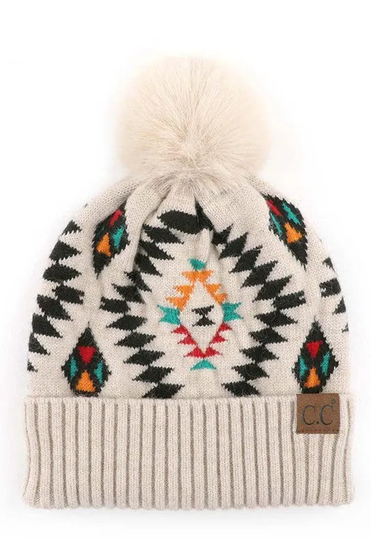 C.C. AZTEC BEANIE