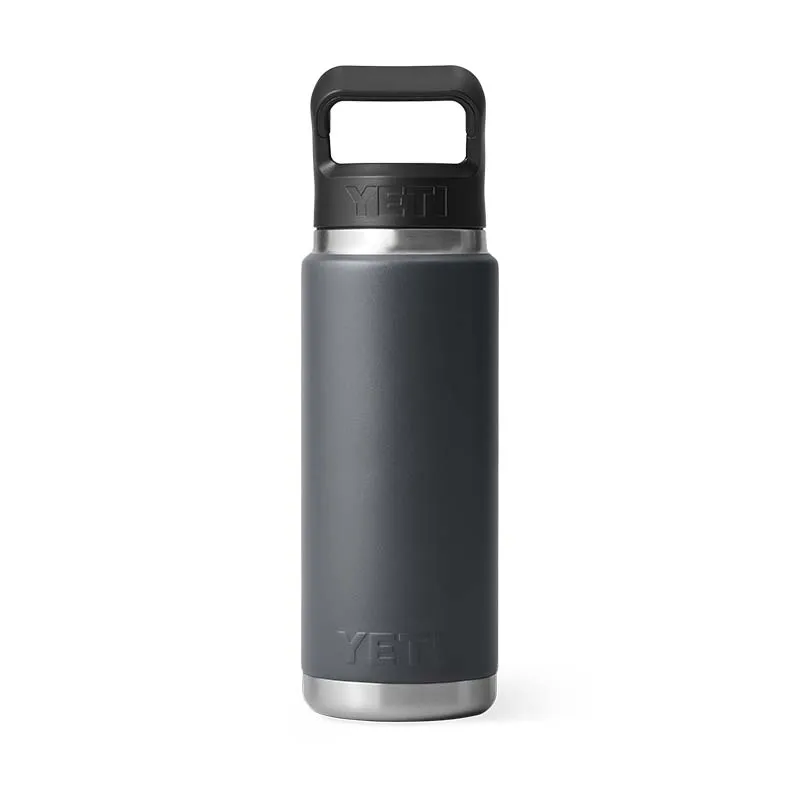 Charcoal 26oz Straw Water Bottle