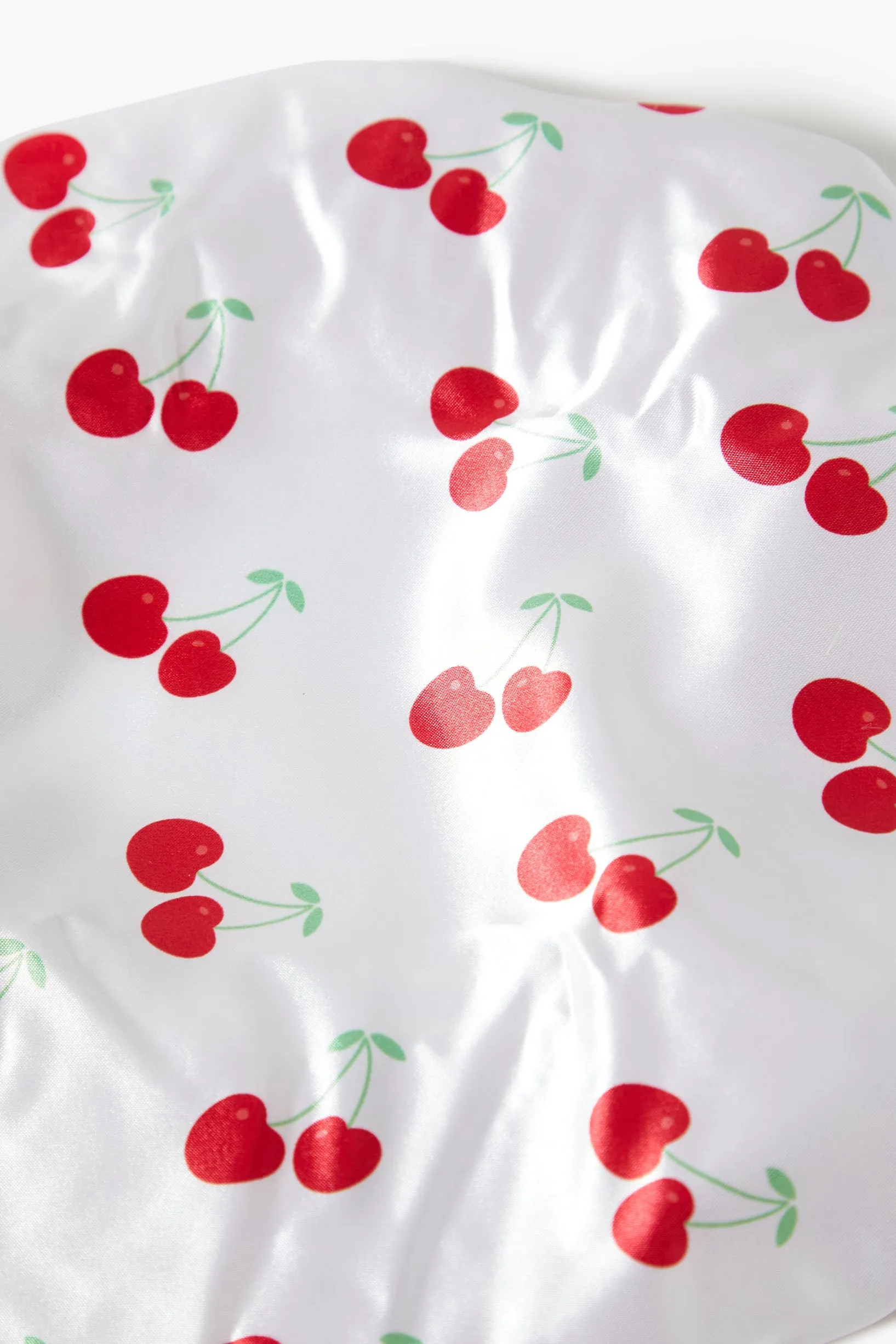 Cherry Print Shower Cap