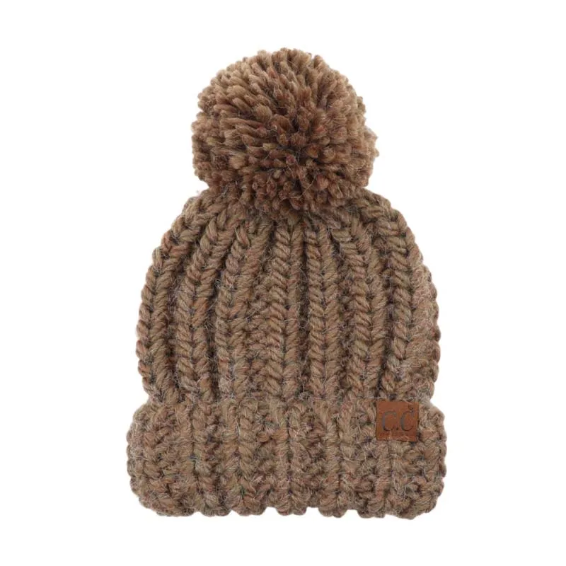 Chunky Pom CC Beanie