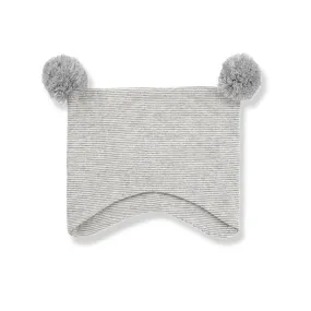 CIRO BEANIE - Light Grey/Ecru