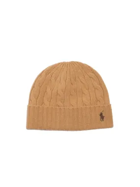 Classic Cable Beanie - Camel