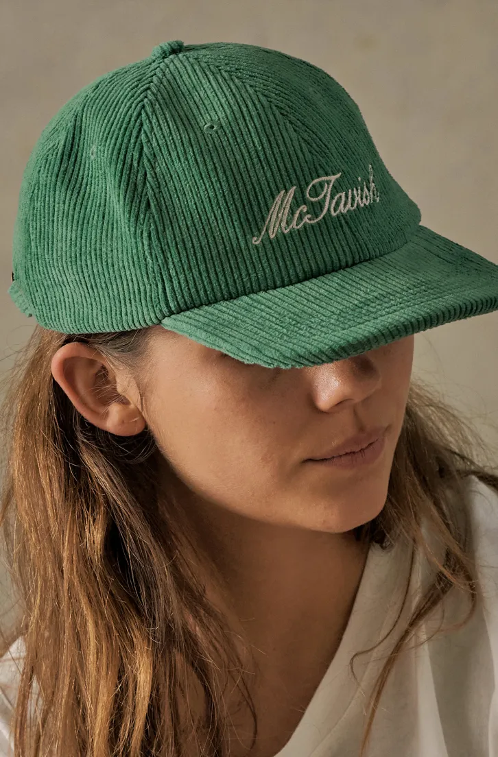 Corduroy Cap Emerald