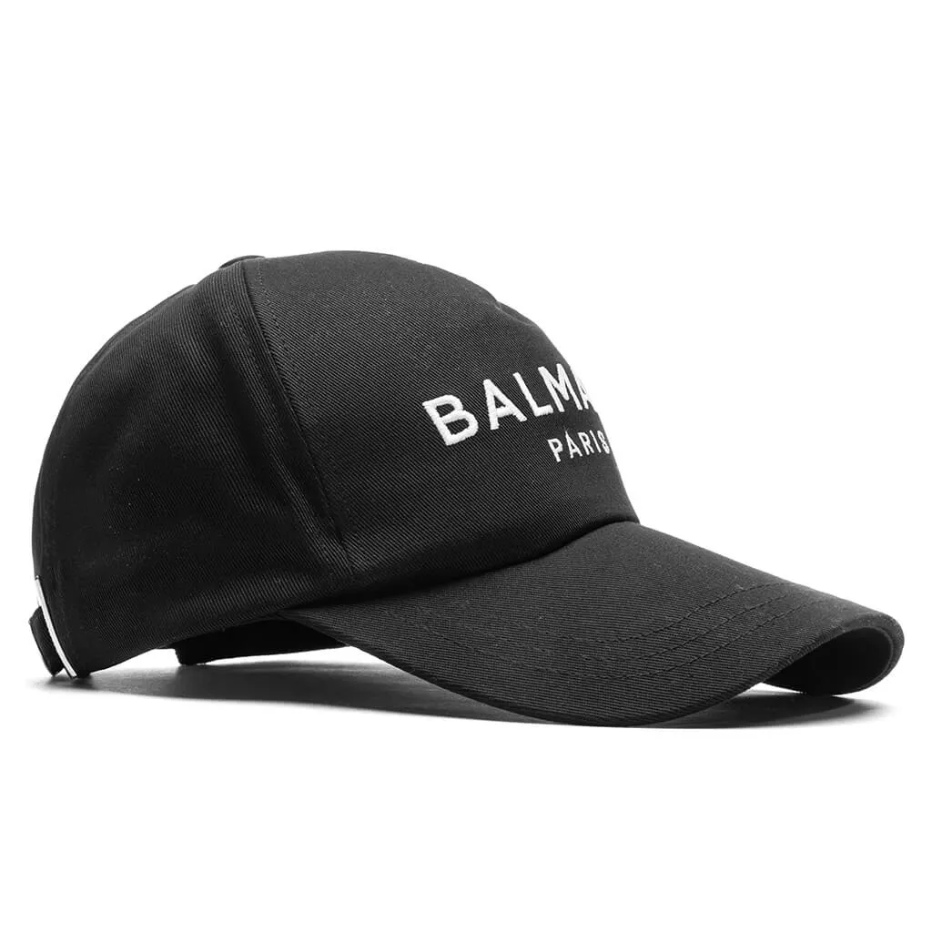 Cotton Cap - Black/White