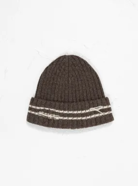 Court Beanie Espresso Brown