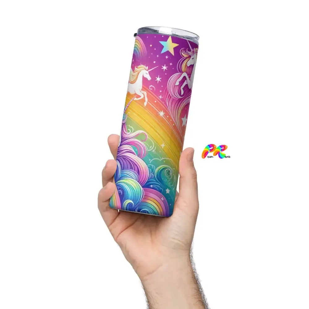 Dreamscapes Stainless Steel Tumbler With Straw