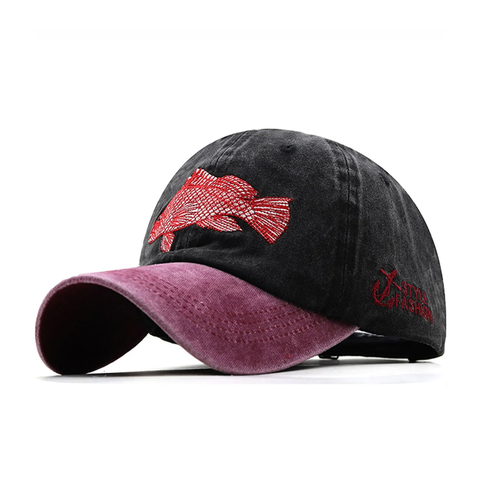 FISHING EMBROIDERED CAP