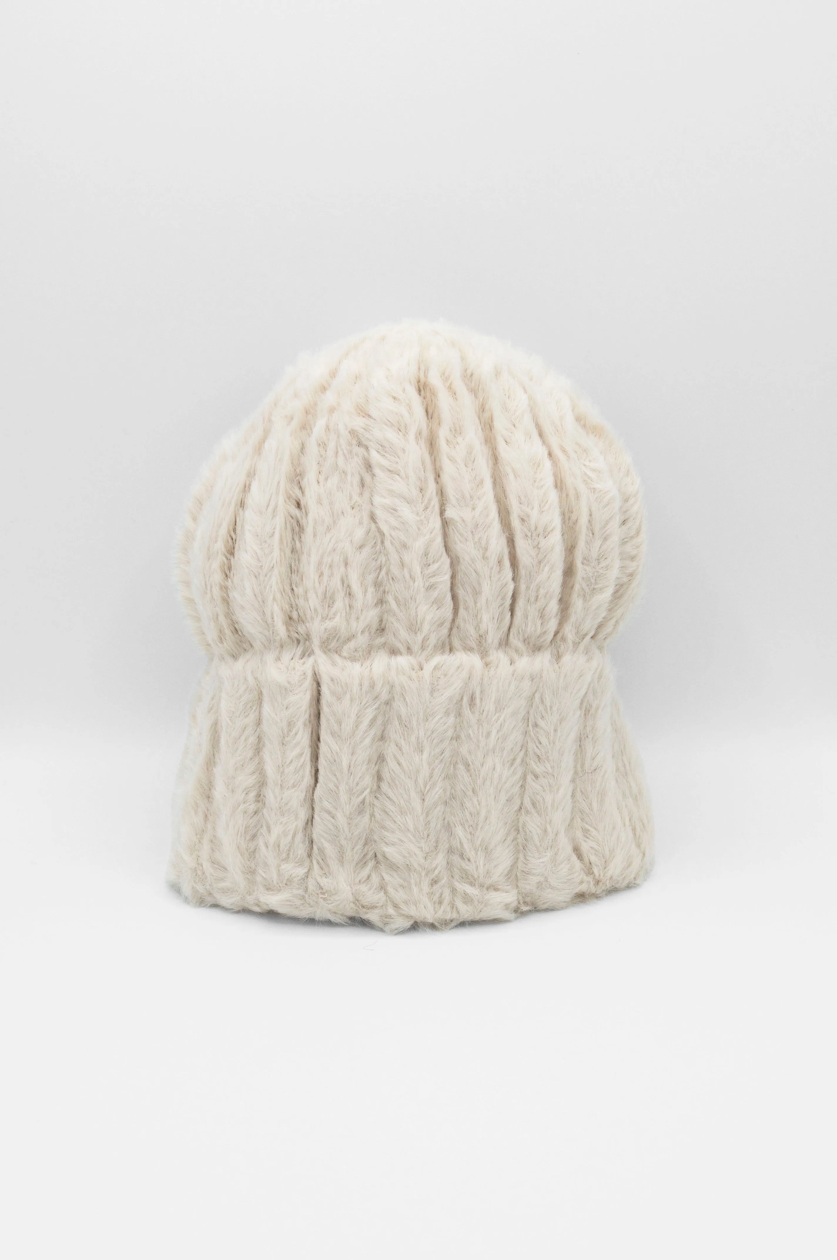 Fuzzy Fold Over Beanie