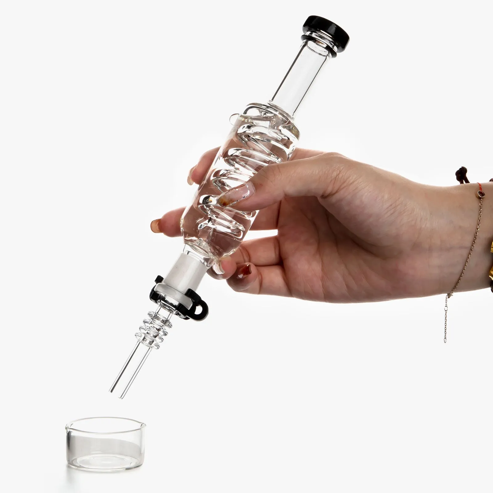 Glycerin Glass Dab Straw