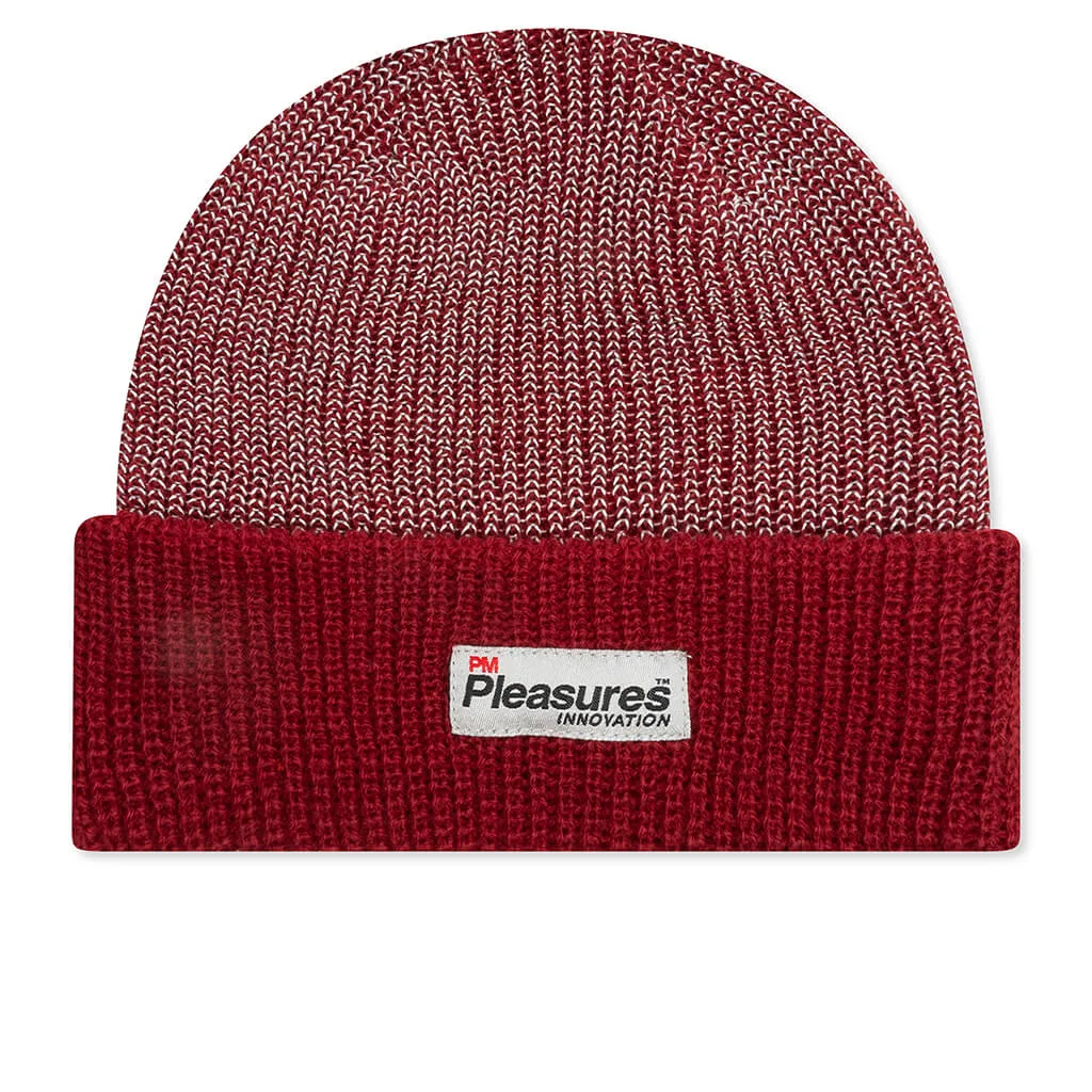 Innovation Reflective Beanie - Burgundy