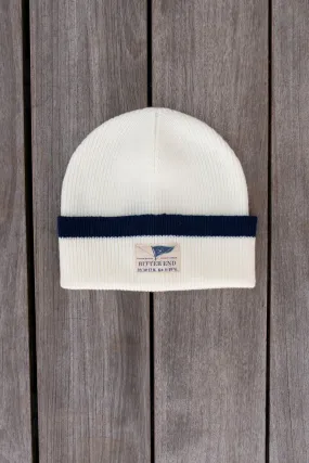 Ivory Knit Burgee Beanie (Unisex)