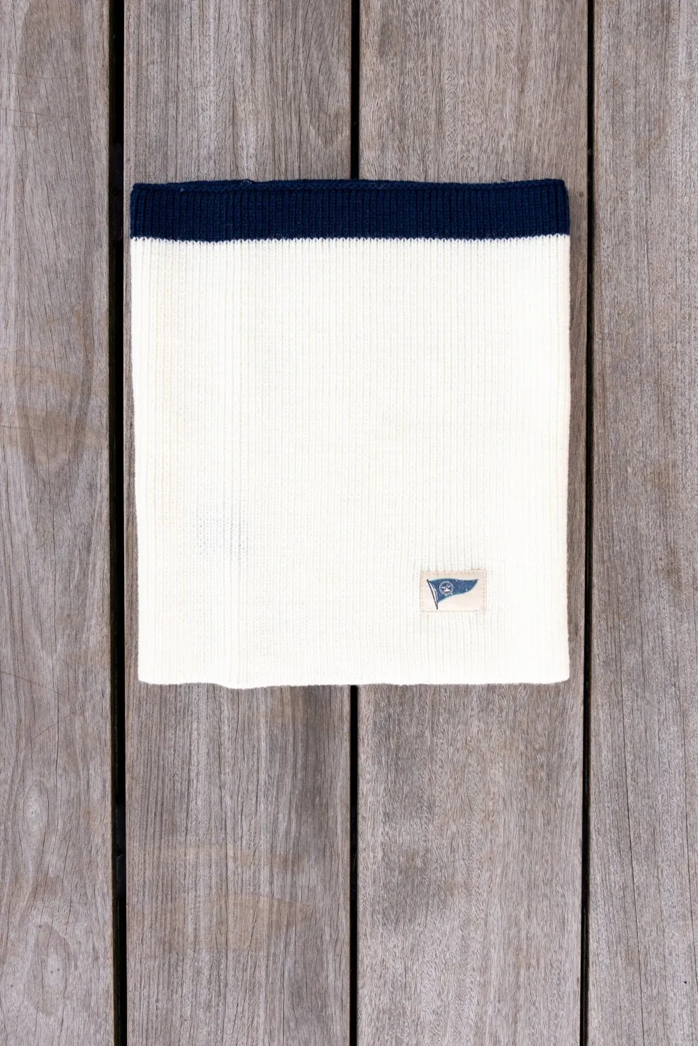 Ivory Knit Burgee Beanie (Unisex)