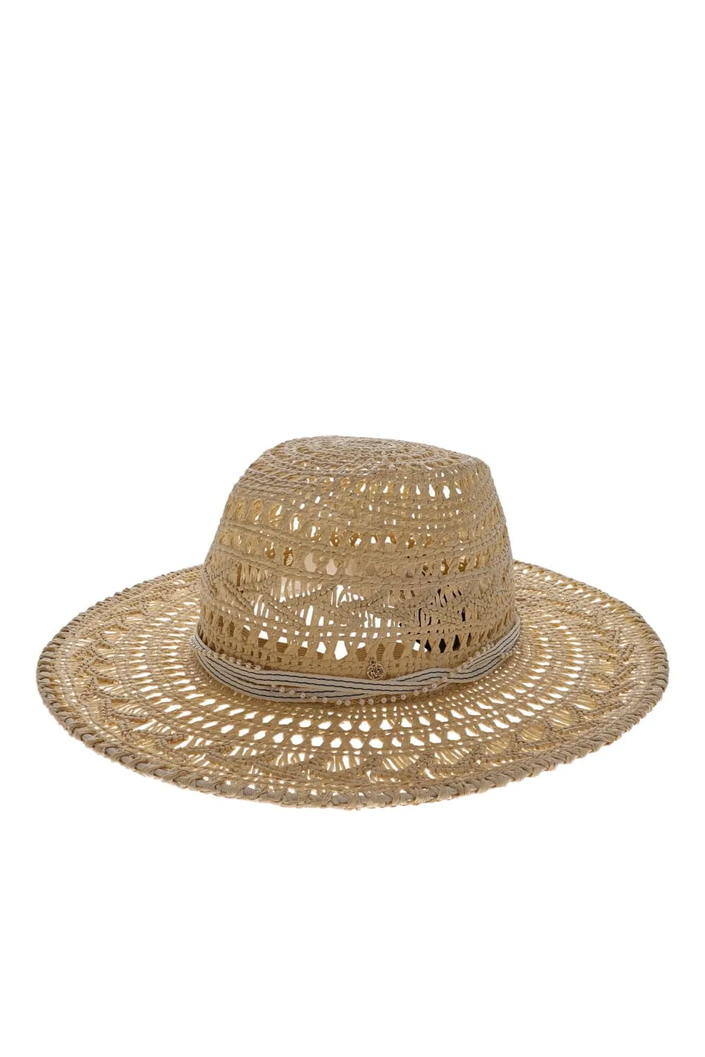 Kyra Natural Straw Fedora Hat