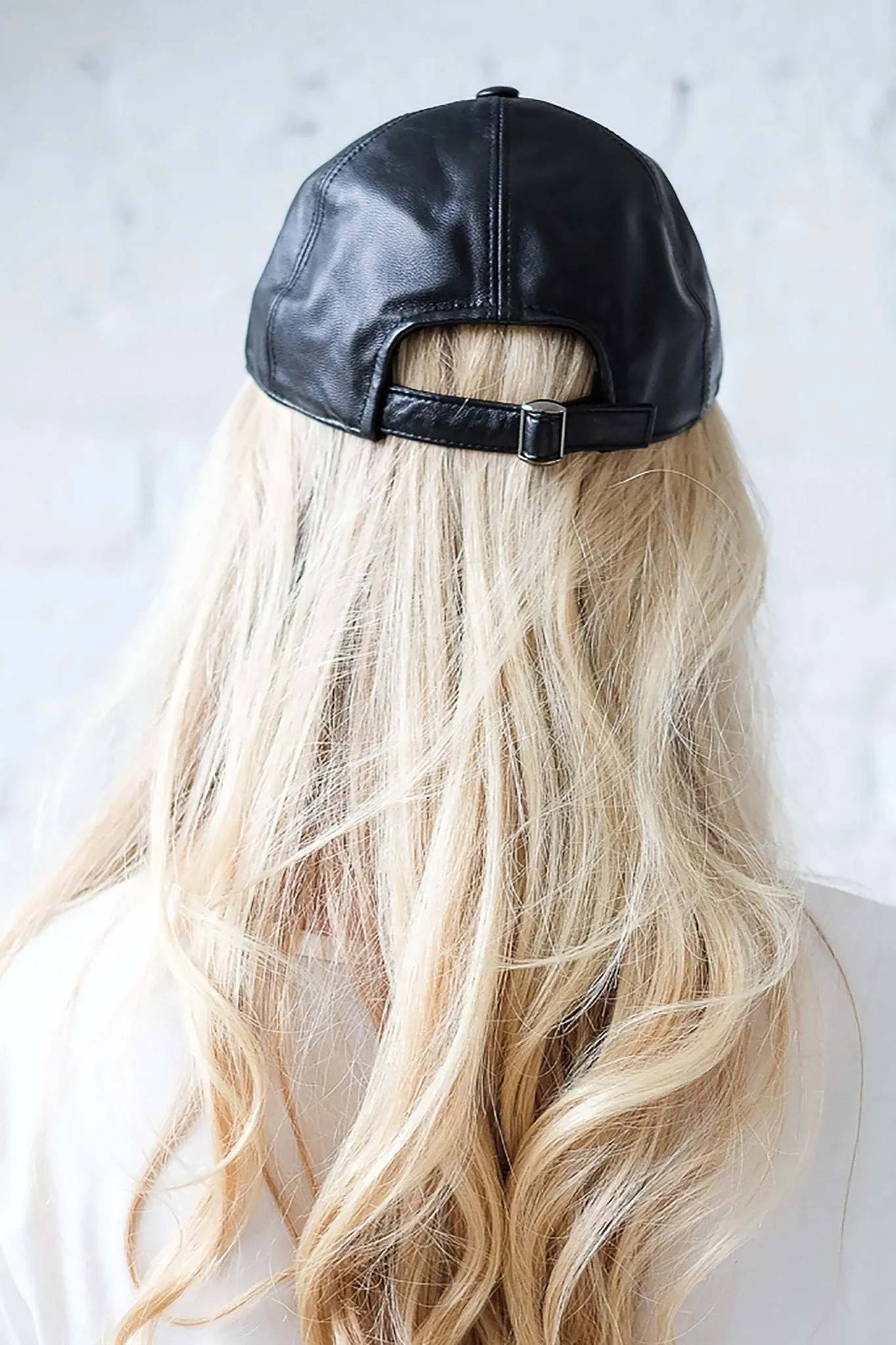 Leather Baseball Cap