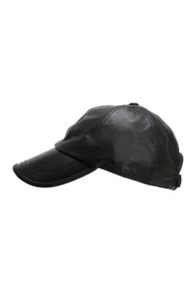 Leather Baseball Cap