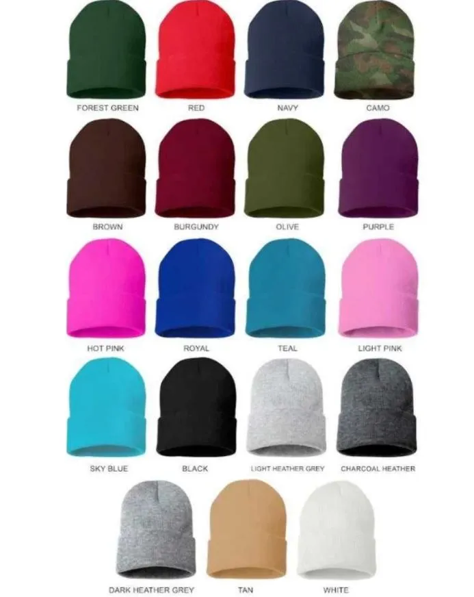 Libra Cuffed Beanie |  Zodiac Libra Sign Beanie