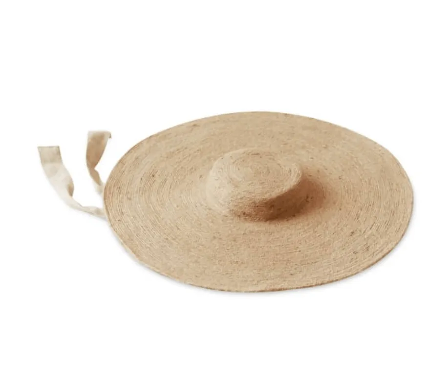 Lola Wide Brim Jute Straw Hat