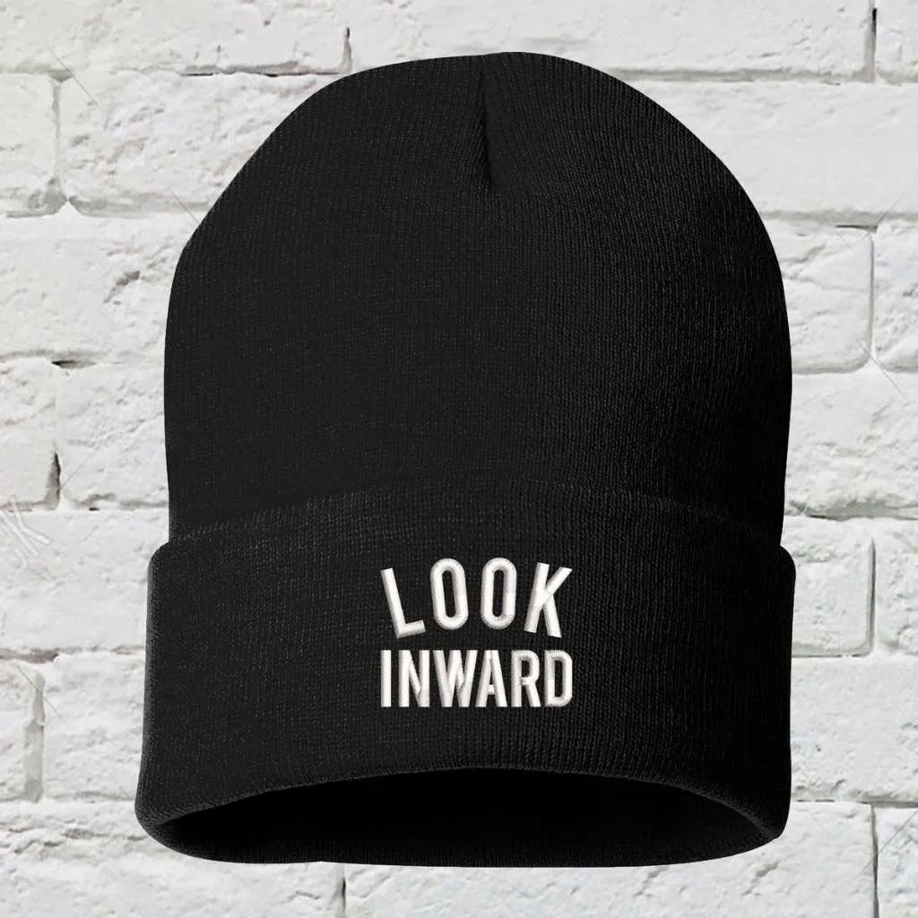 Look Inward Cuffed Beanie