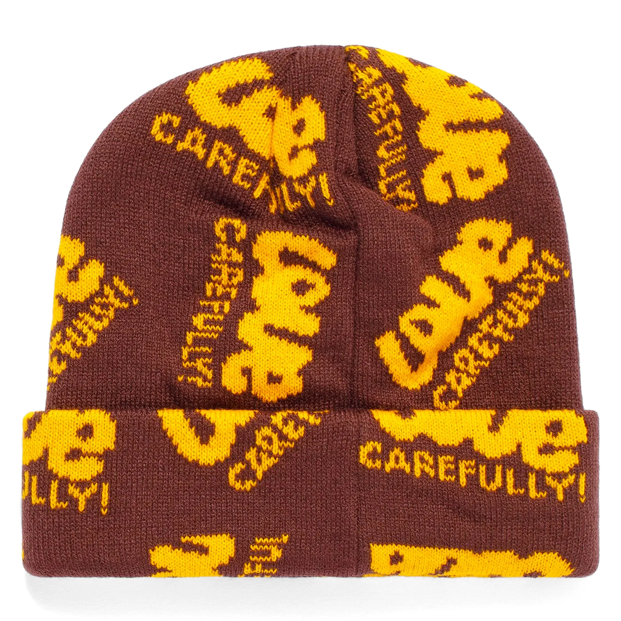 LOVE CAREFULLY BEANIE (Brown)