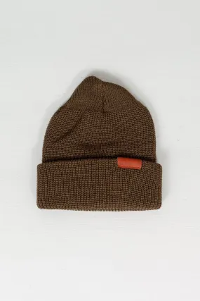 Merino Wool Beanie Olive