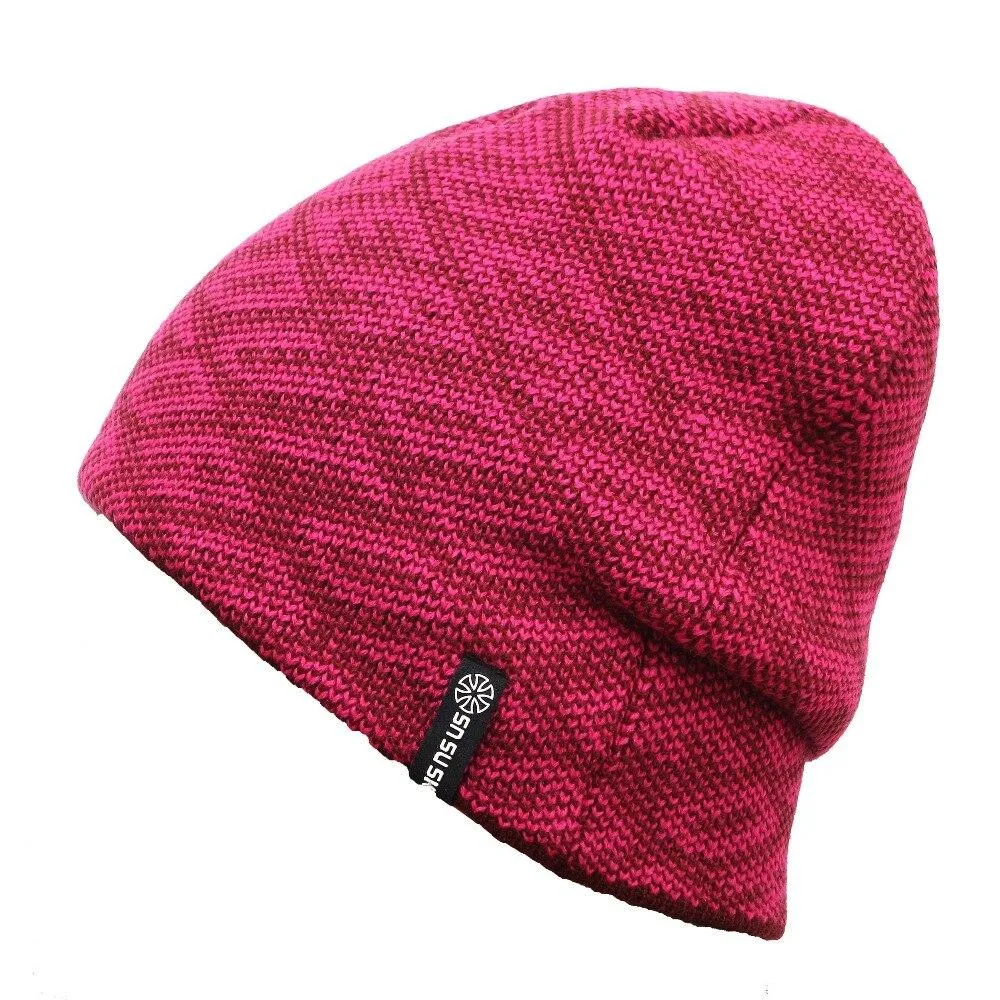 Multicolored Striped Beanie, Knit Cap and Skull Cap