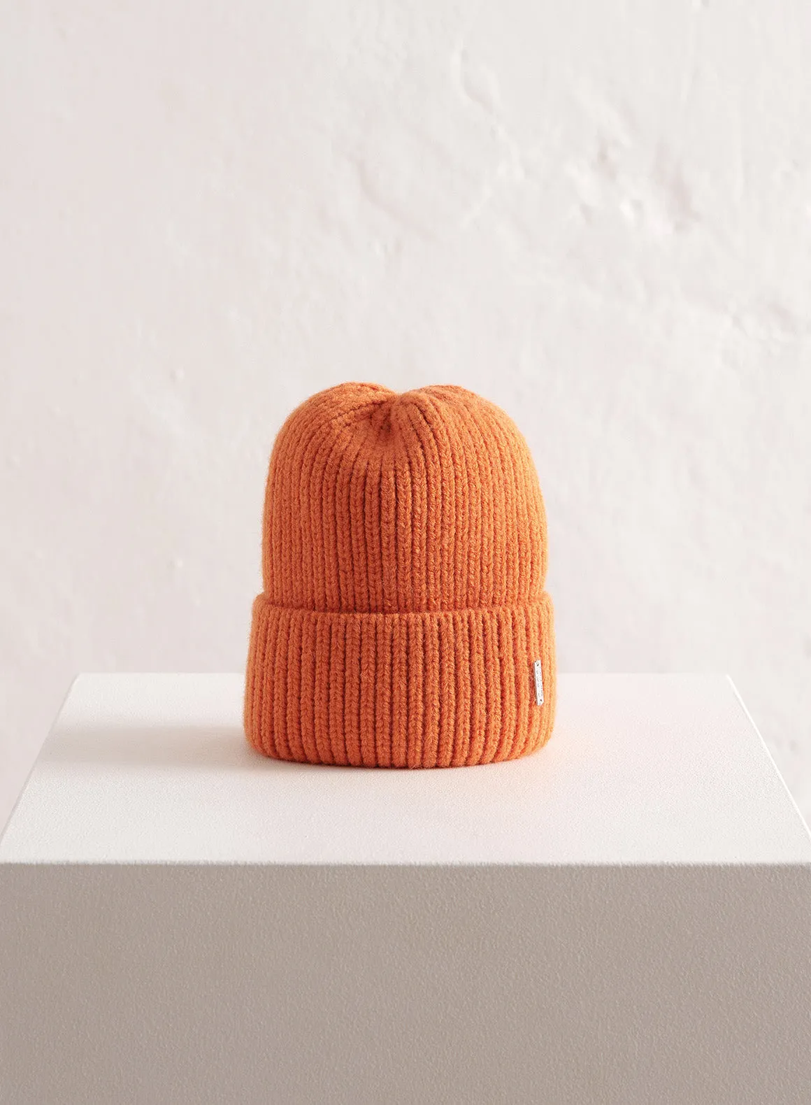 Orange Chunky Beanie