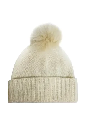 POM-POM CASHMERE BEANIE